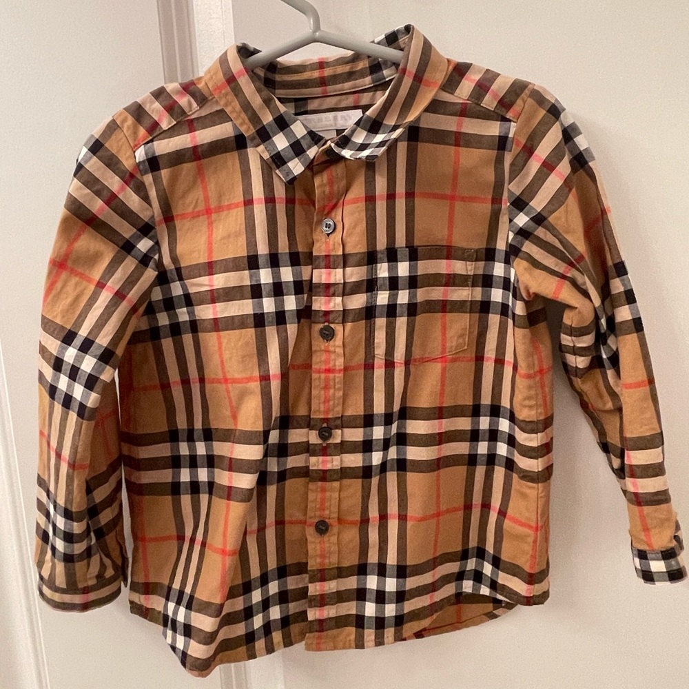 Burberry toddler button up.